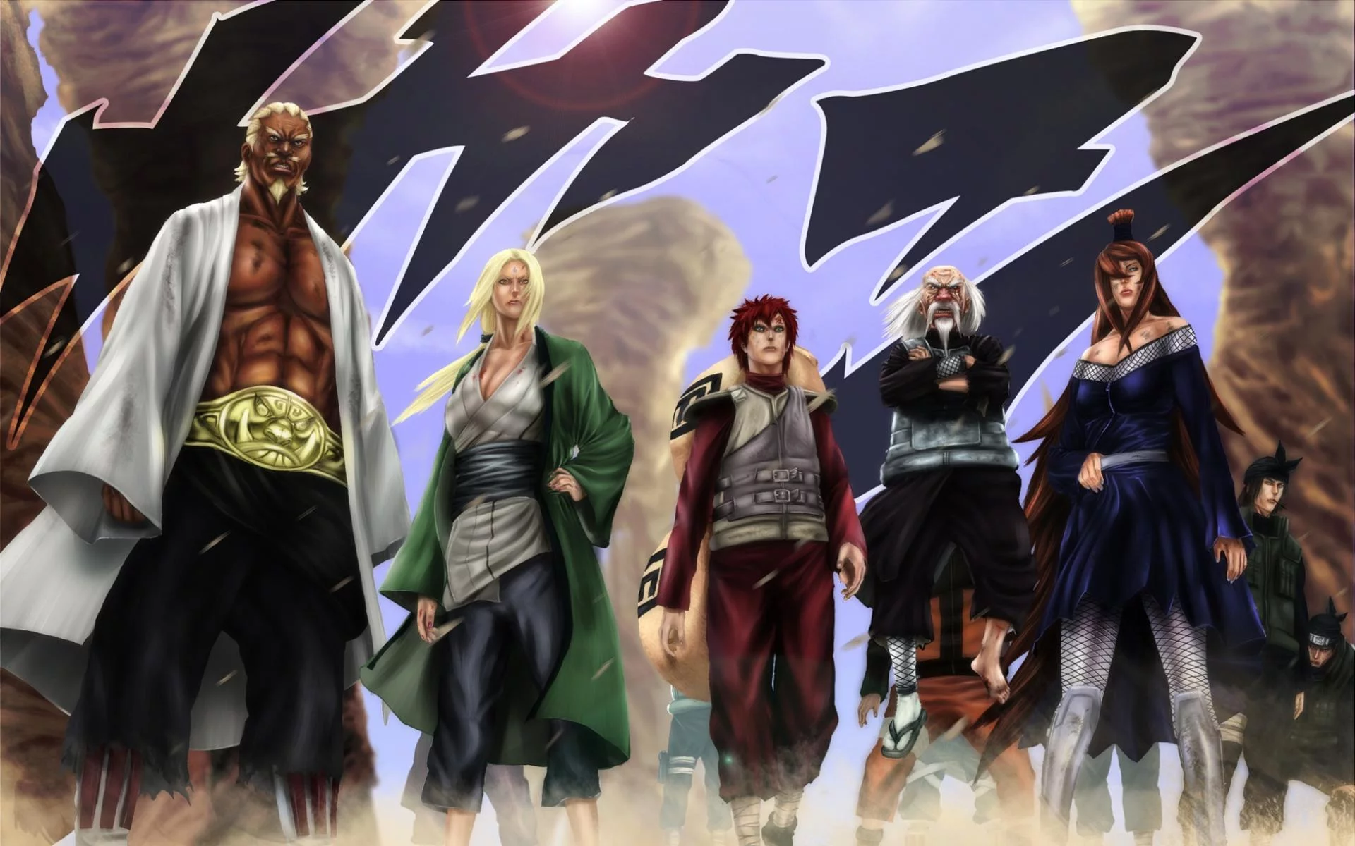 Free Download Naruto Shippuden 5 Kage Wallpaper Page 839696 (1920 x 1200)