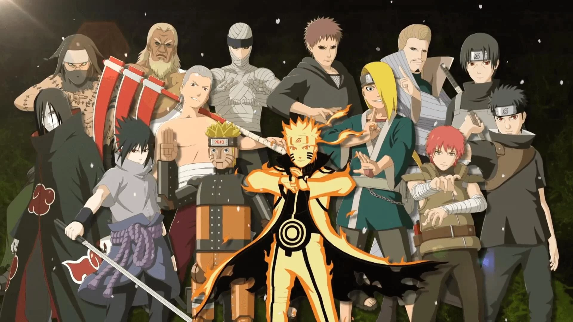 Free Download Naruto Shippuden Kages Wallpaper Page 839712 (1920 x 1080)