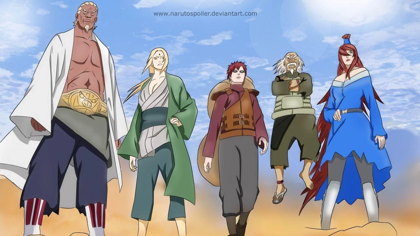 Free Download Naruto Shippuden 5 Kage Wallpaper Page 839738 (1366 x 768)