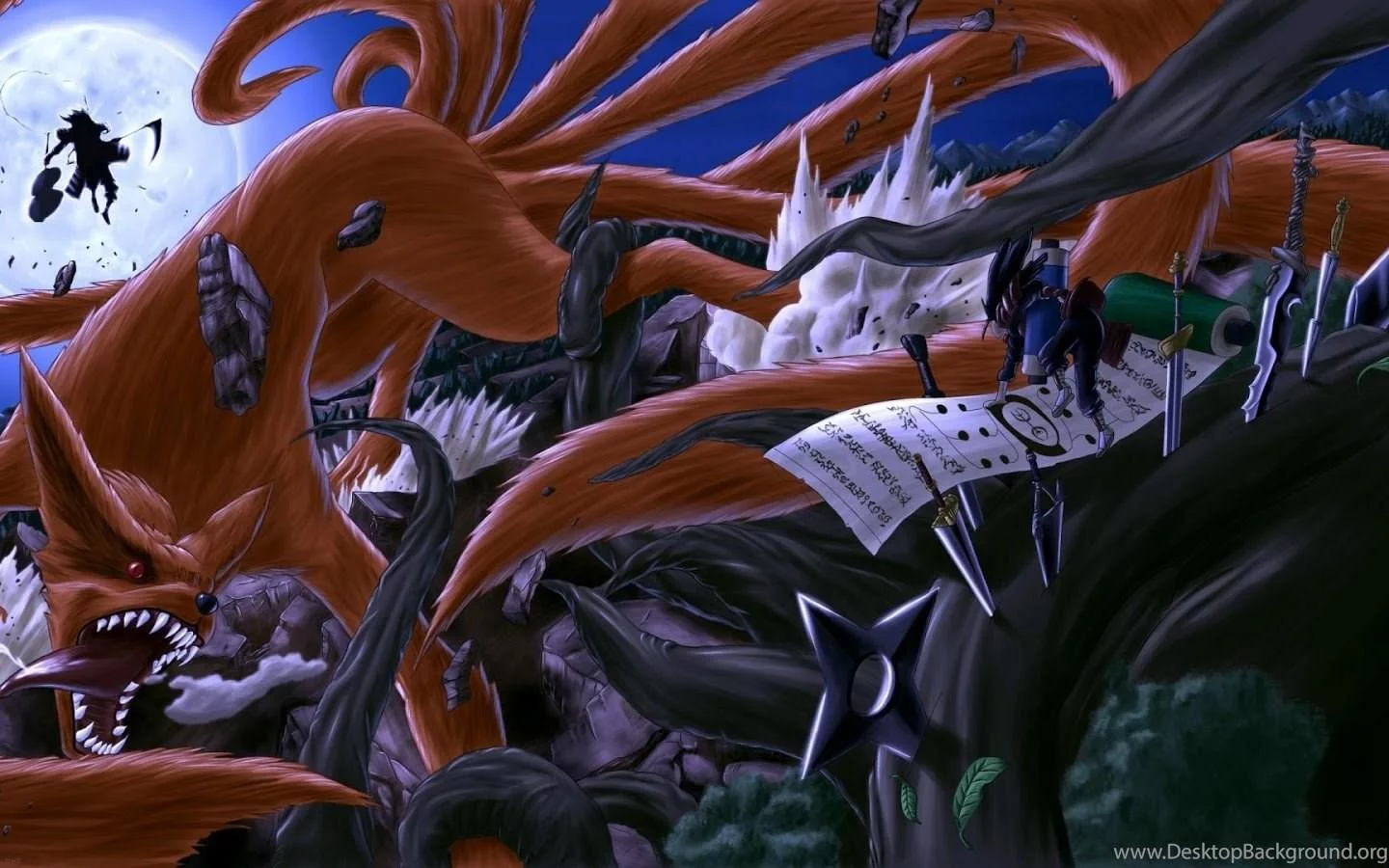 Free Download Naruto Shippuden Kurama Wallpaper Page 840646 (1440 x 900)