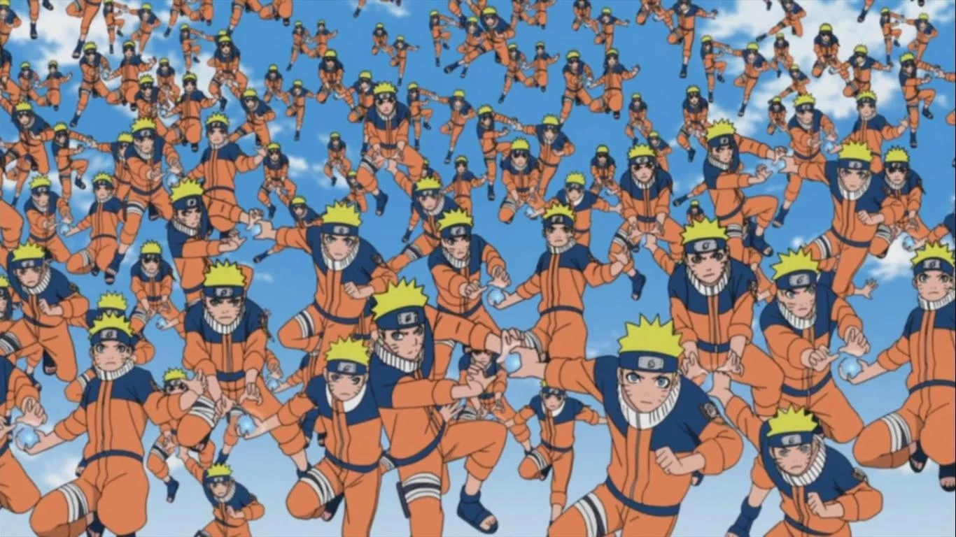 Free Download Naruto Shadow Clone Wallpaper Page 843748 (1366 x 768)