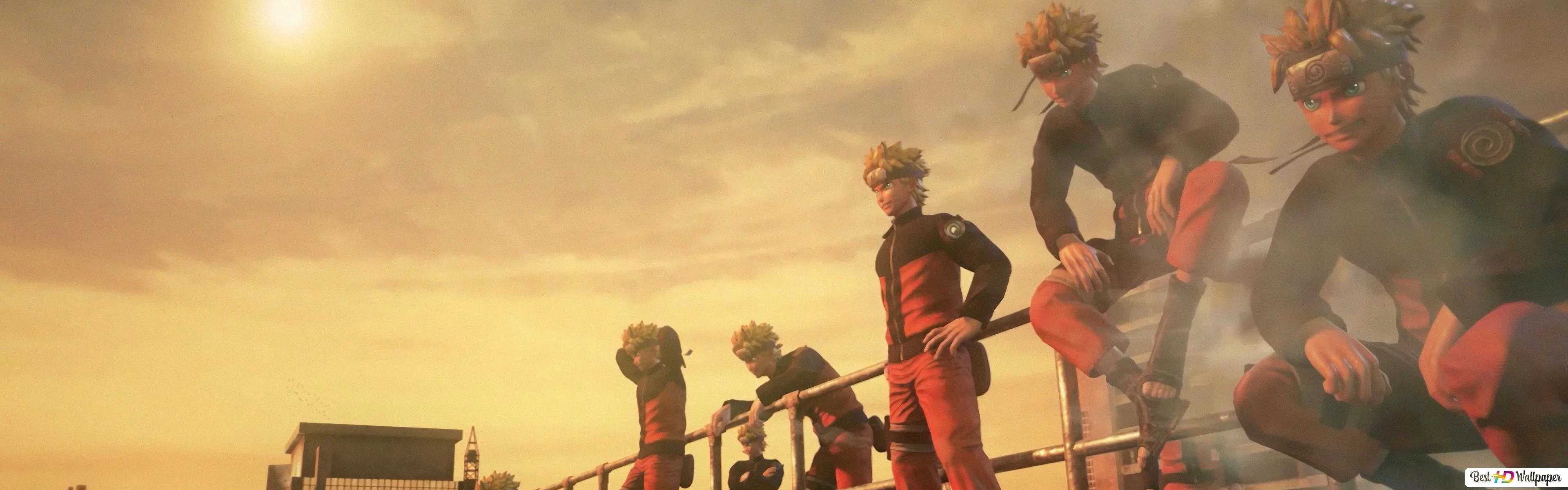Free Download Naruto Shadow Clone Wallpaper Page 843772 (3840 x 1200)
