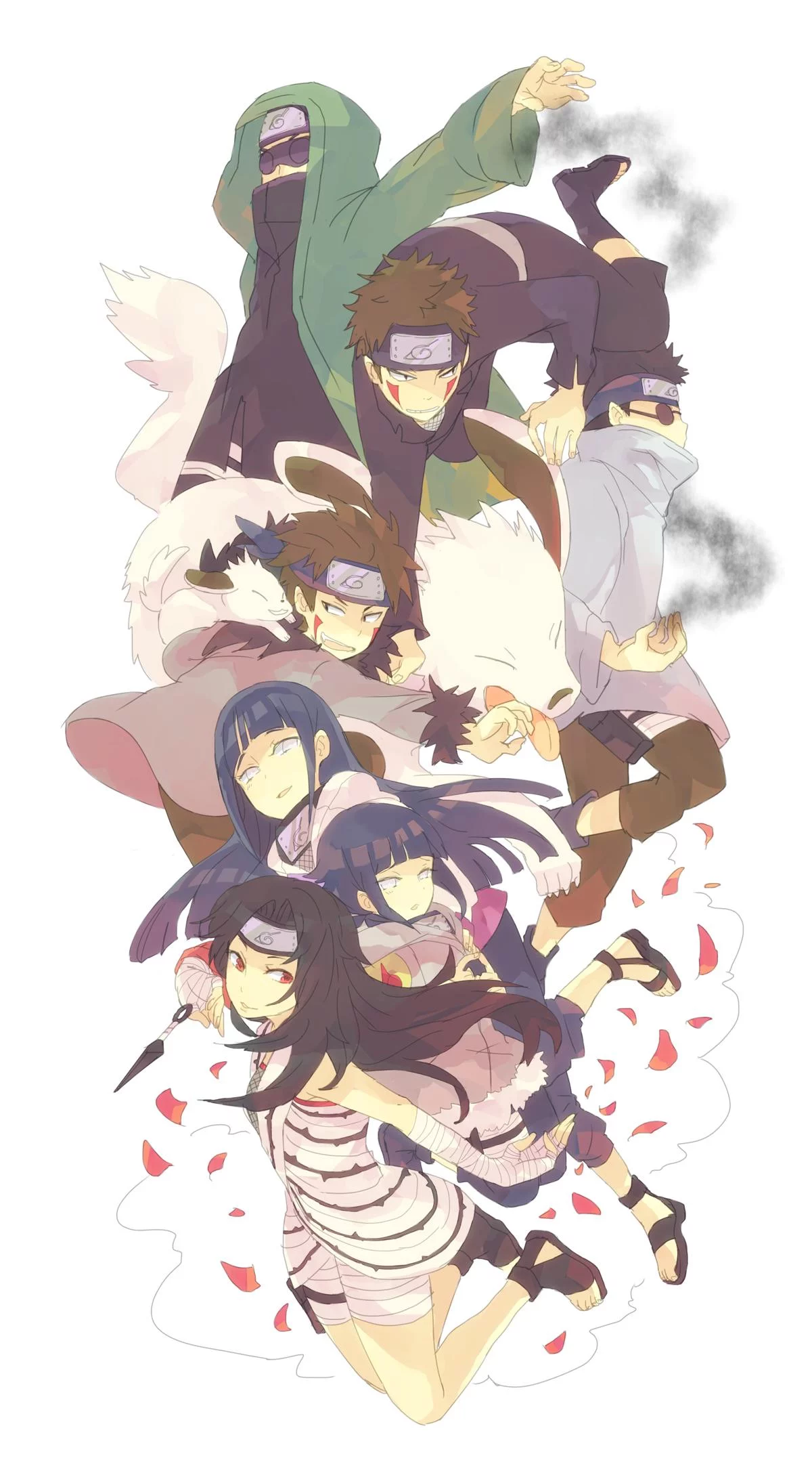 Free Download Naruto Shippuden Hinata Kiba Shino Wallpaper Page 844258 (1200 x 2153)