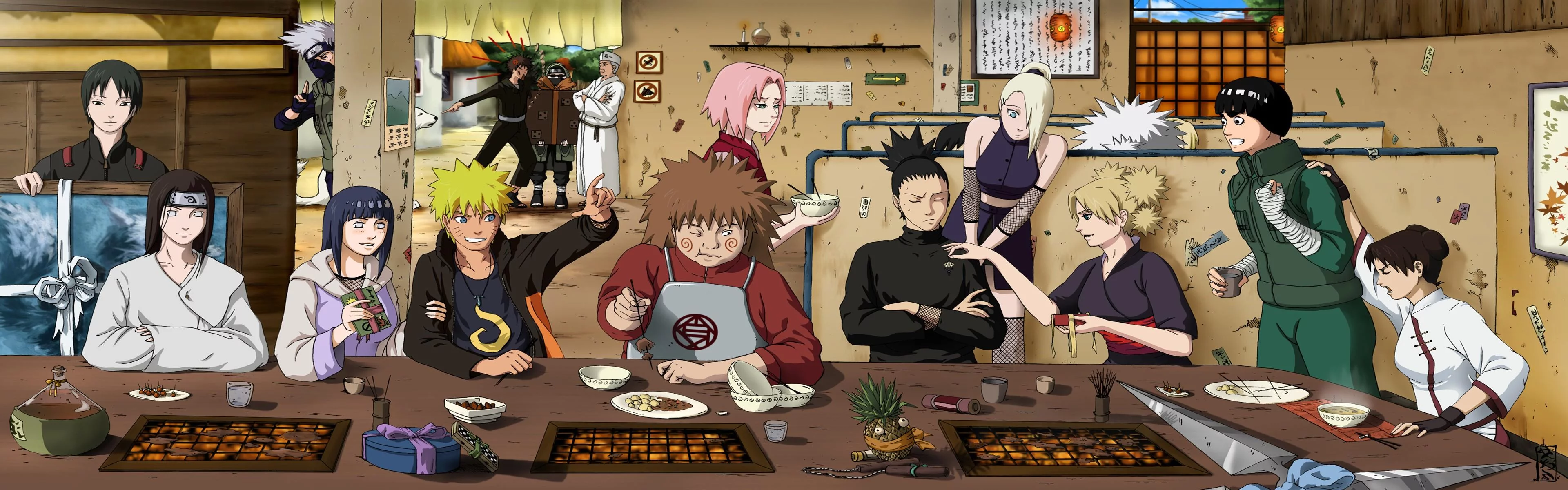 Free Download Naruto Shino And Kiba Wallpaper Page 844265 (3840 x 1200)