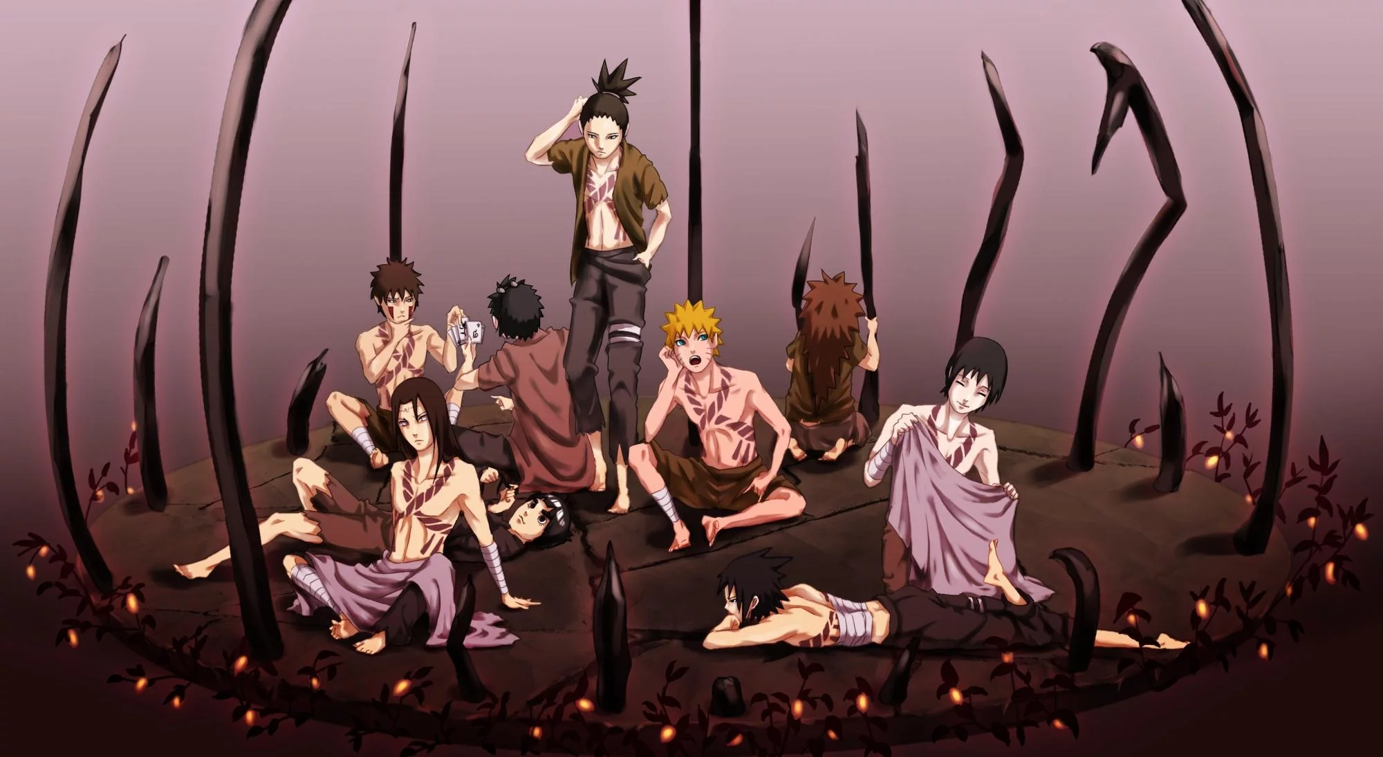 Free Download Naruto Shino And Kiba Wallpaper Page 844269 (2000 x 1095)