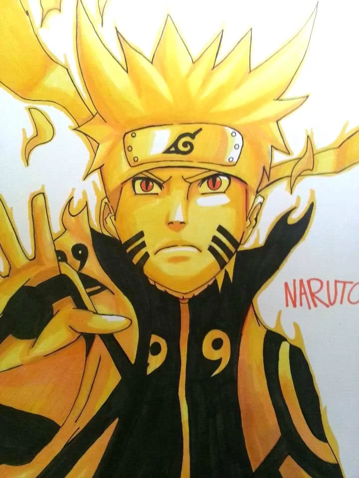 Free Download Naruto Nine Tailed Chakra Mode Wallpaper Page 846195 (720 x 960)