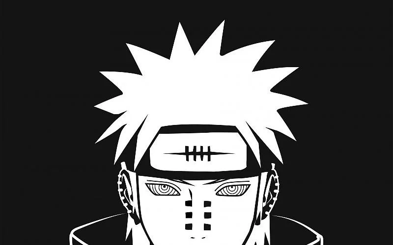 Free Download Naruto Shippuden Black And White Wallpaper Page 849683 (800 x 500)