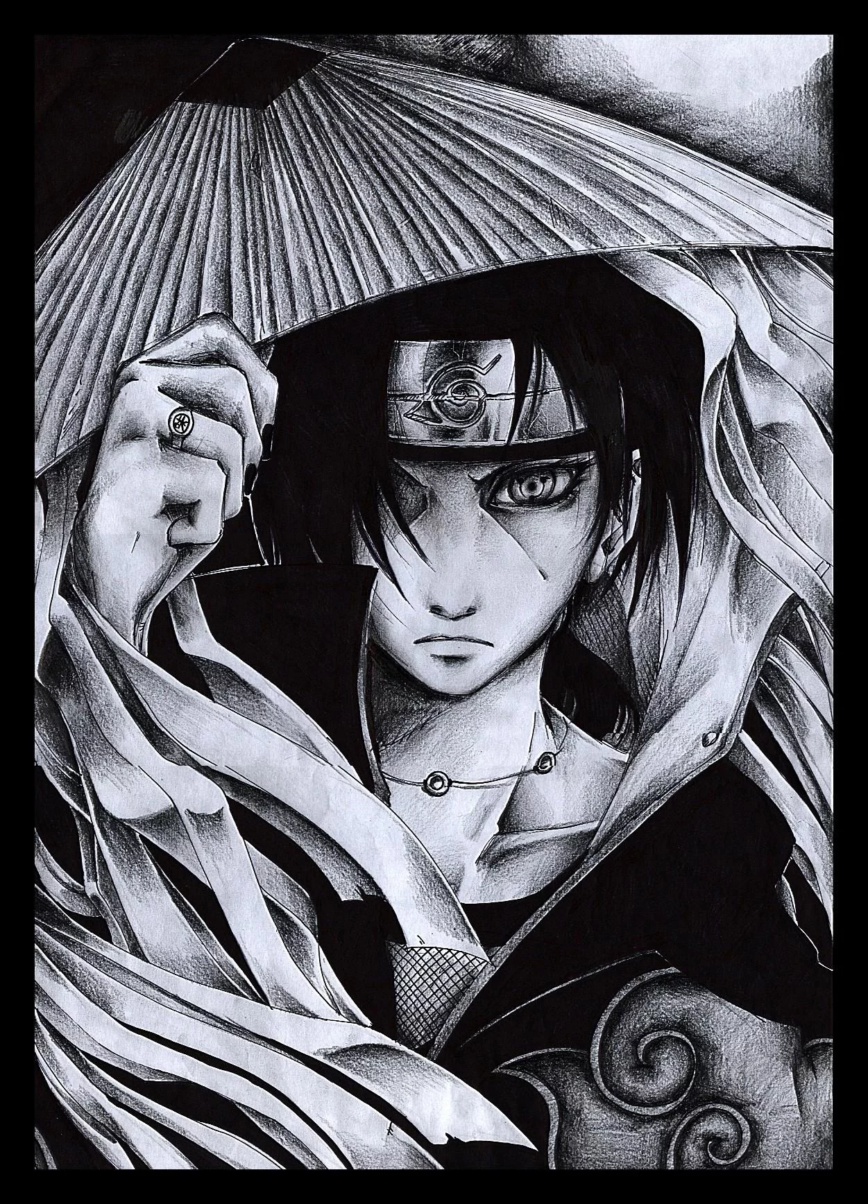 Free Download Naruto Shippuden Black And White Wallpaper Page 849708 (1251 x 1736)