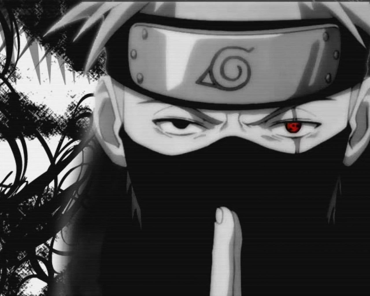 Free Download Naruto Shippuden Black And White Wallpaper Page 849713 (1280 x 1024)