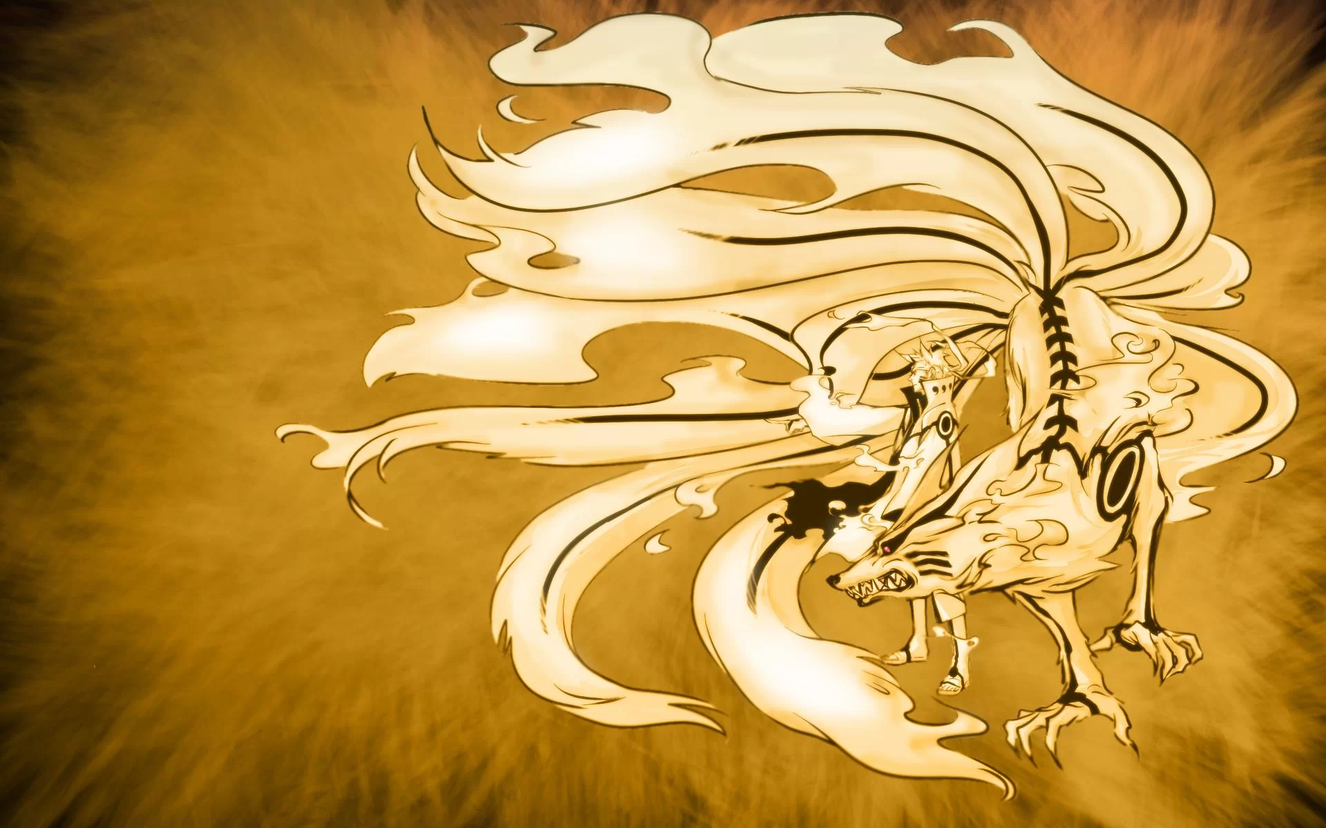 Free Download Naruto Nine Tail Chakra Wallpaper Page 850201 (1920 x 1200)