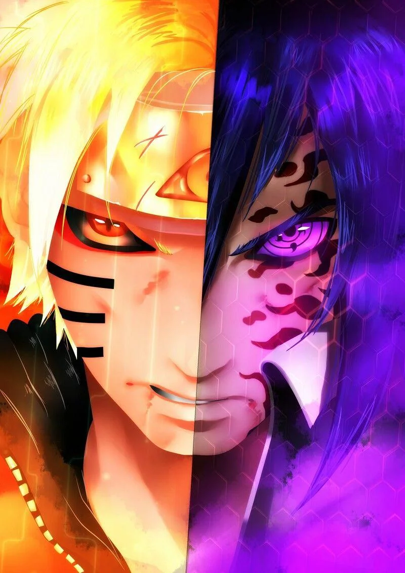 Free Download Naruto Vs Sasuke Dual Monitor Wallpaper Page 85320 (800 x 1132)