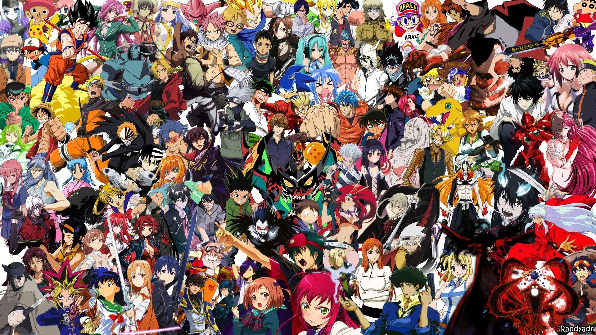Free Download Anime Collage Avatar Dbz Naruto Bleach Deathnot Wallpaper Page 85563 (1920 x 1080)