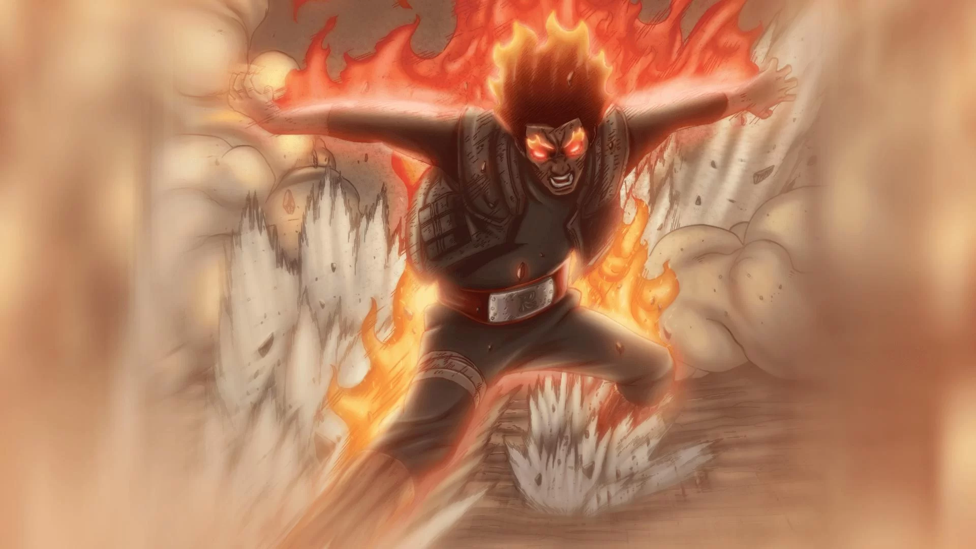 Free Download Naruto Night Guy Desktop Wallpaper Hd Page 859490 (1920 x 1080)
