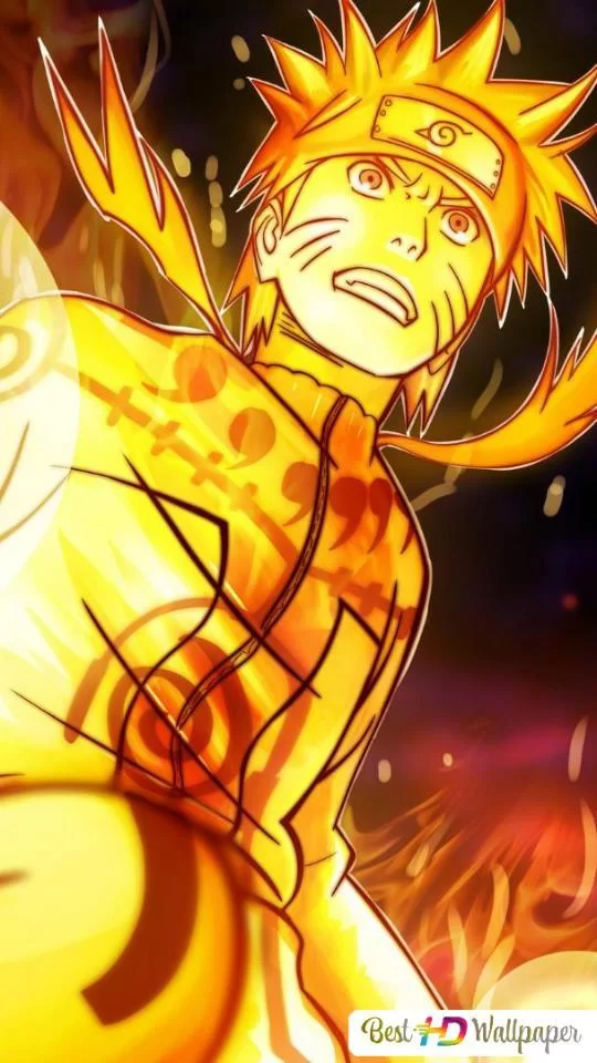 Free Download Naruto Nine Tail Chakra Mode Wallpaper Page 860964 (540 x 960)