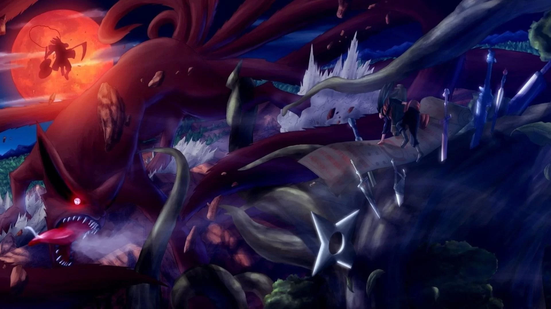 Free Download Naruto Nine Tail Fox Hd Wallpaper Page 861712 (1920 x 1080)