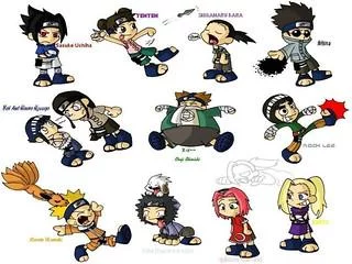 Free Download Naruto Shippuden Chibi Characters Wallpaper Page 862782 (320 x 240)