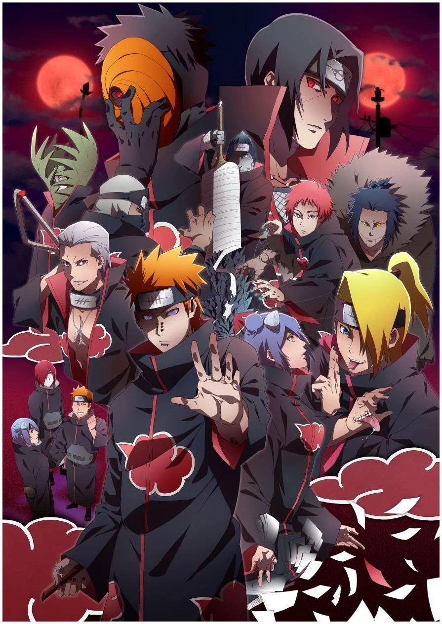Free Download Naruto Shippuden Akatsuki Members Wallpapers Page 866161 (895 x 1264)