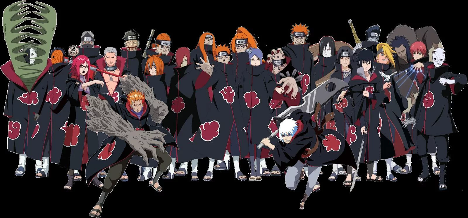 Free Download Naruto Shippuden Akatsuki Members Wallpapers Page 866201 (1600 x 746)
