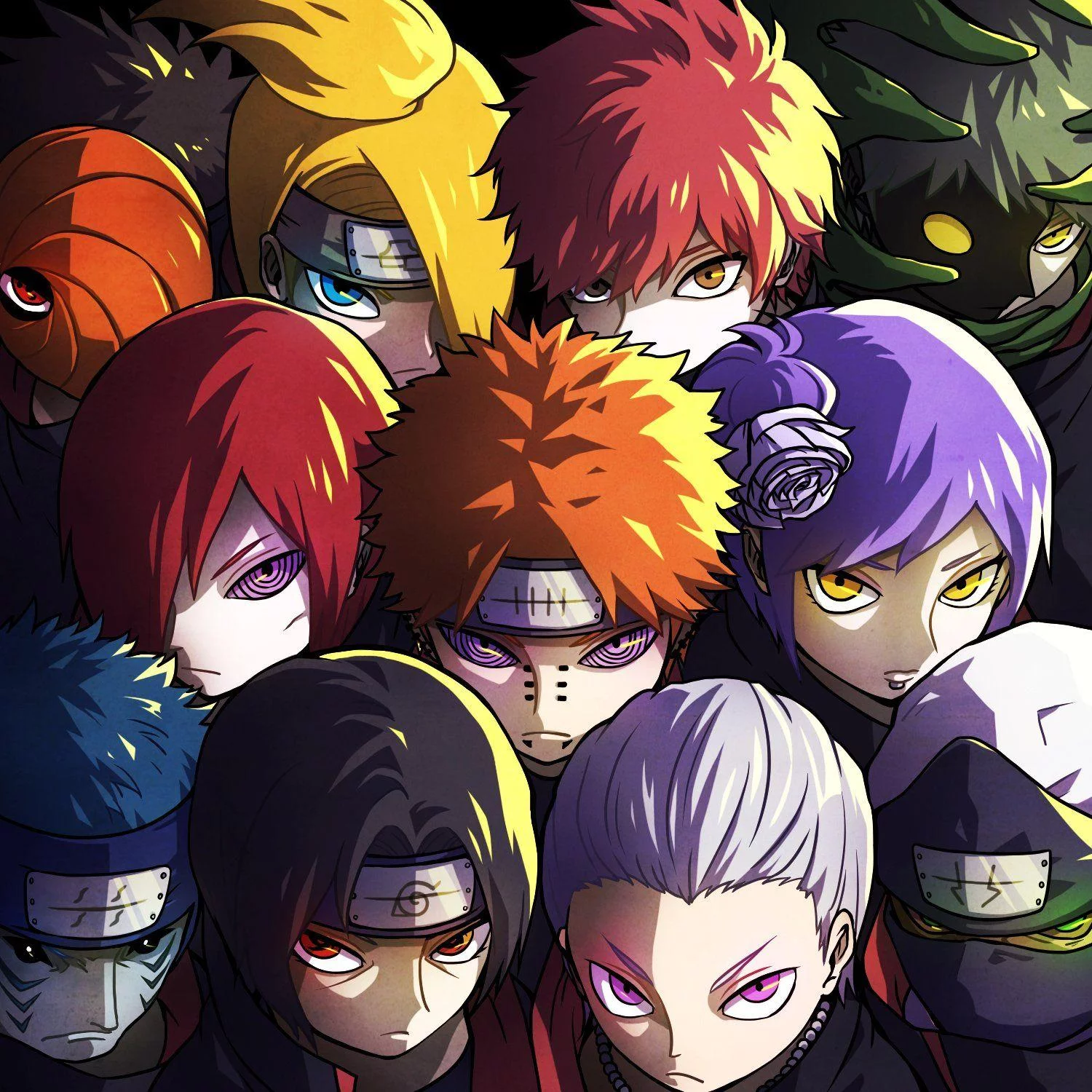 Free Download Naruto Shippuden Akatsuki Chibi Wallpaper Page 870428 (1500 x 1500)