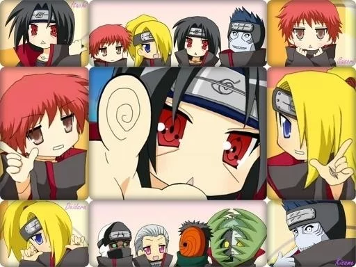 Free Download Naruto Shippuden Akatsuki Chibi Wallpaper Page 870442 (512 x 384)
