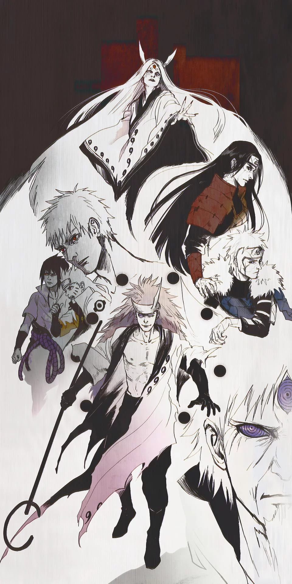 Free Download Naruto Shippuden Kaguya Wallpaper Page 874375 (960 x 1920)