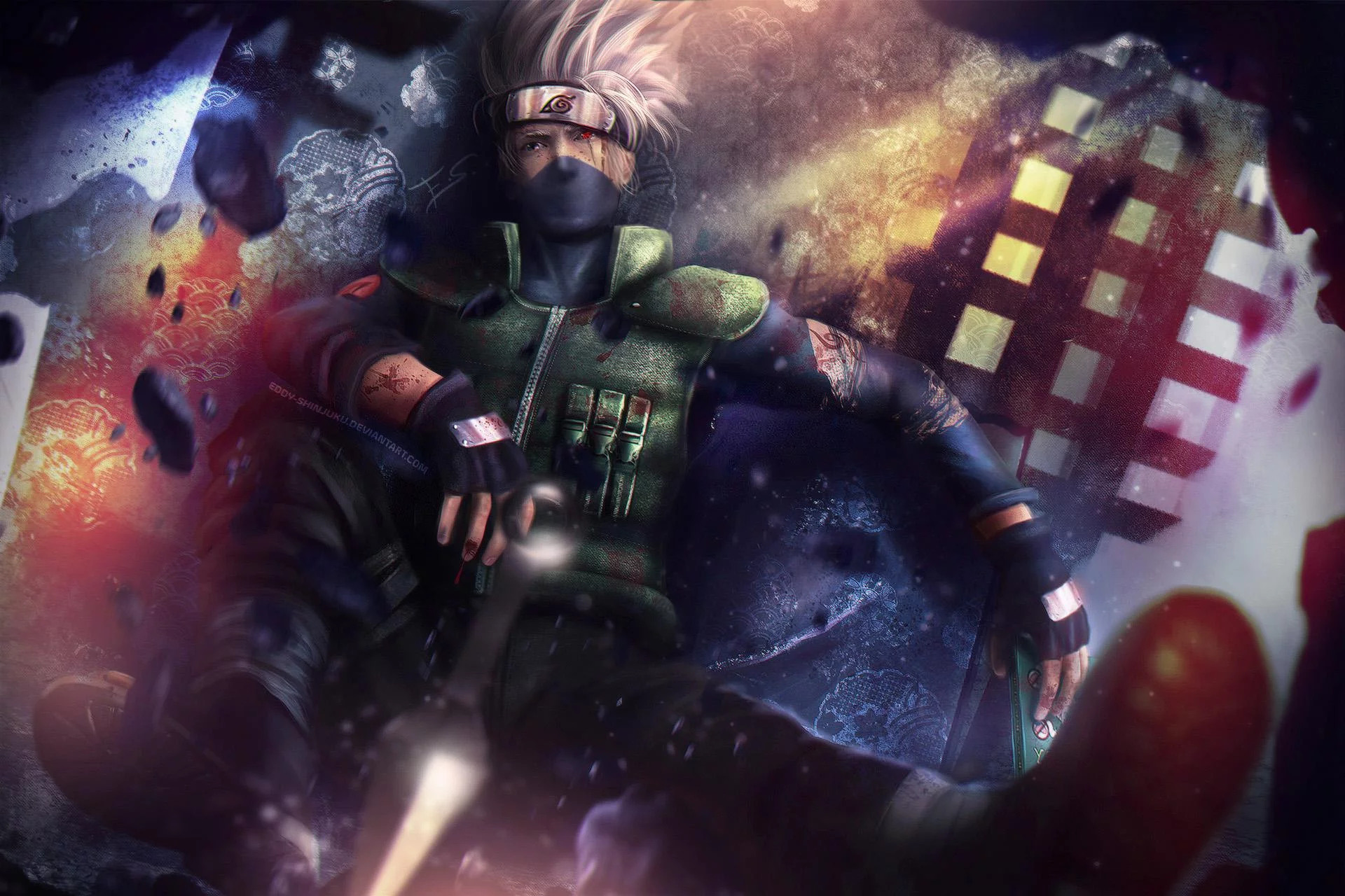 Free Download Naruto Shippuden Kakashi Hatake Wallpaper Page 874599 (1920 x 1280)