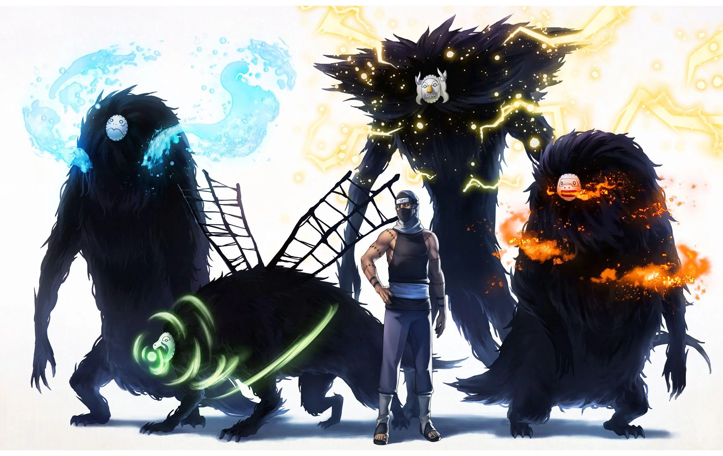 Free Download Naruto Wallpaper Kakuzu Scary Page 875703 (2344 x 1478)