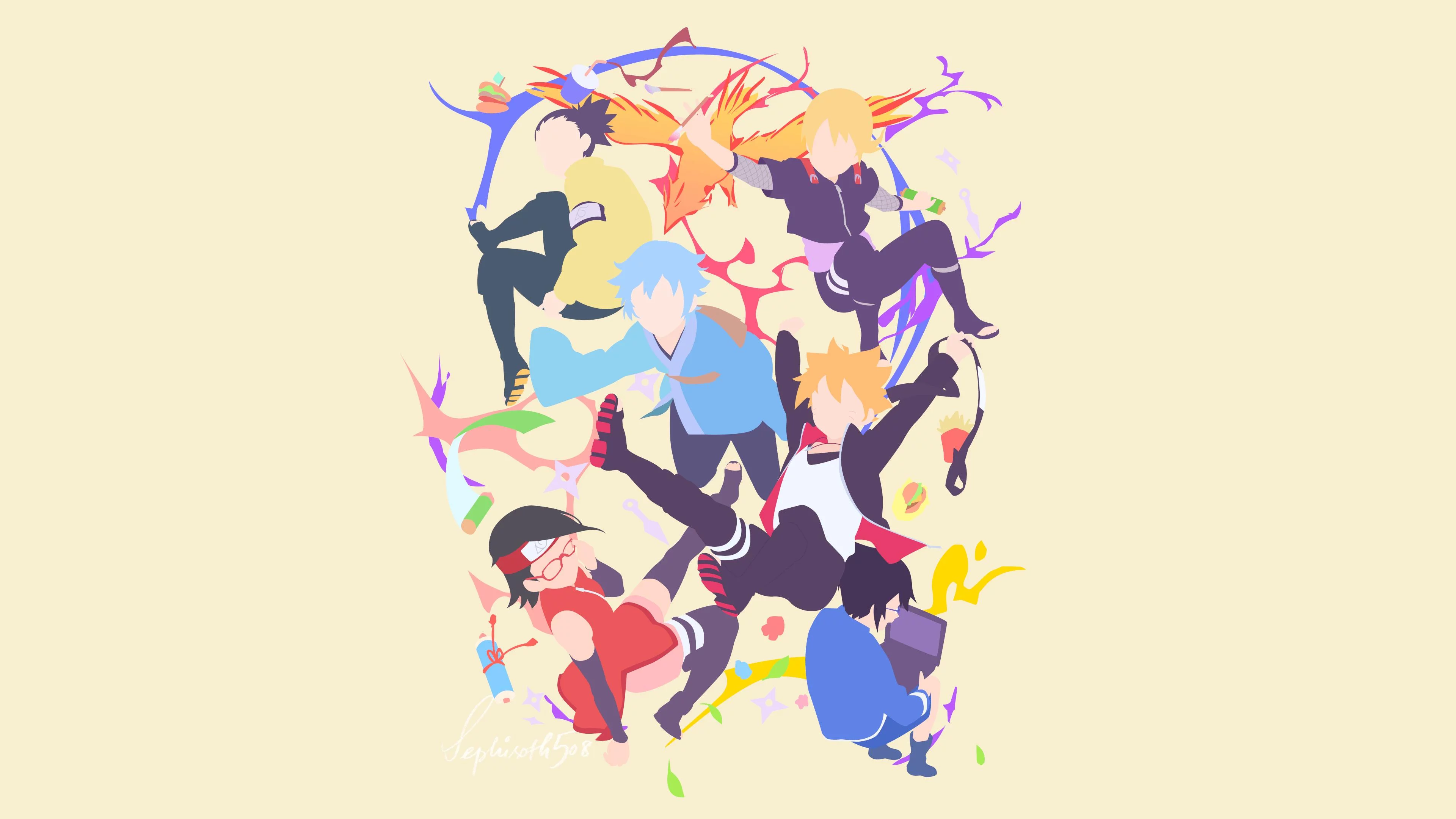 Free Download Naruto Shipudden Minimalist Wallpaper Page 885421 (3840 x 2160)