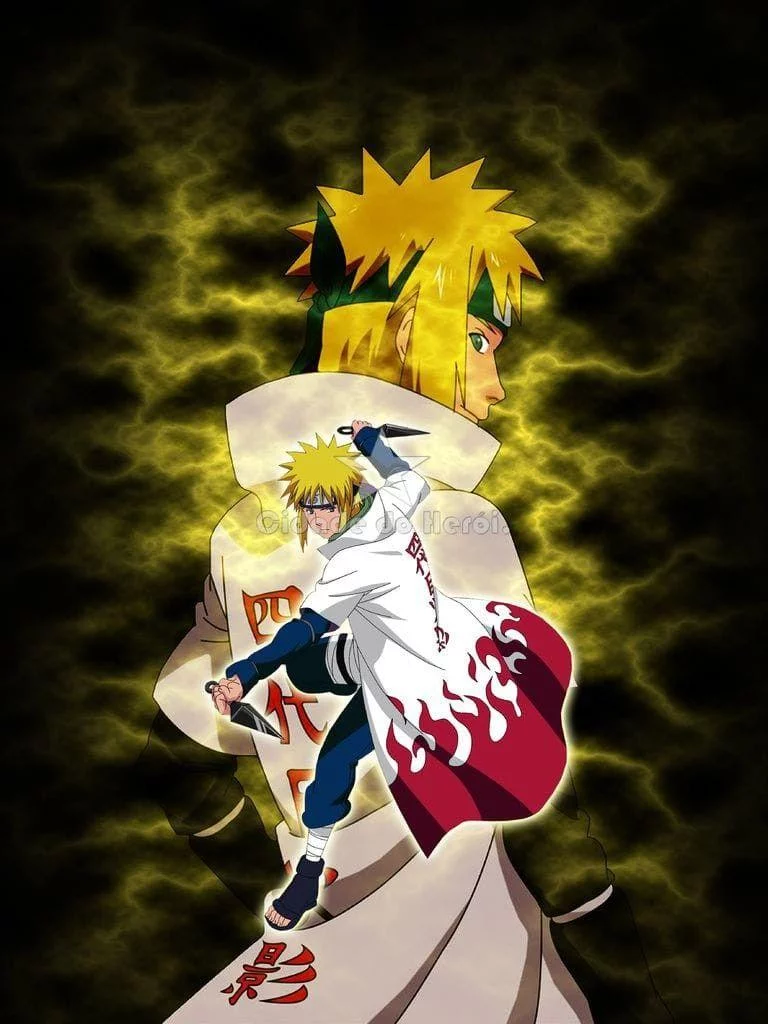 Free Download Wallpaper Naruto Dan Minato Namikaze Page 886207 (768 x 1024)