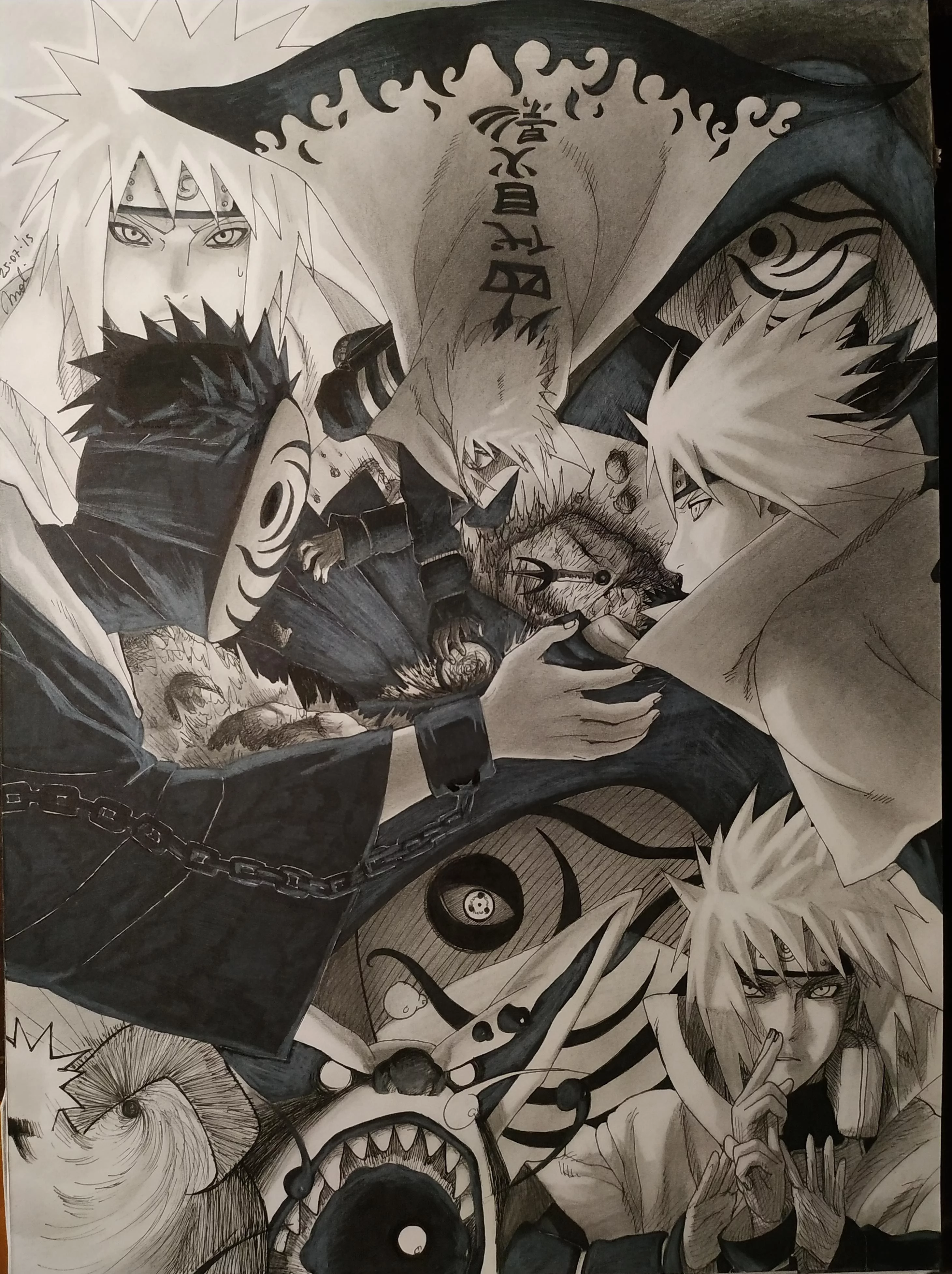 Free Download Naruto Shippuden Minato Vs Tobi Wallpaper Page 886262 (2922 x 3909)