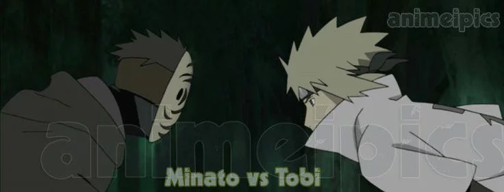 Free Download Naruto Shippuden Minato Vs Tobi Wallpaper Page 886267 (736 x 280)