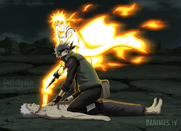 Free Download Naruto Shippuden Minato Vs Tobi Wallpaper Page 886305 (728 x 530)