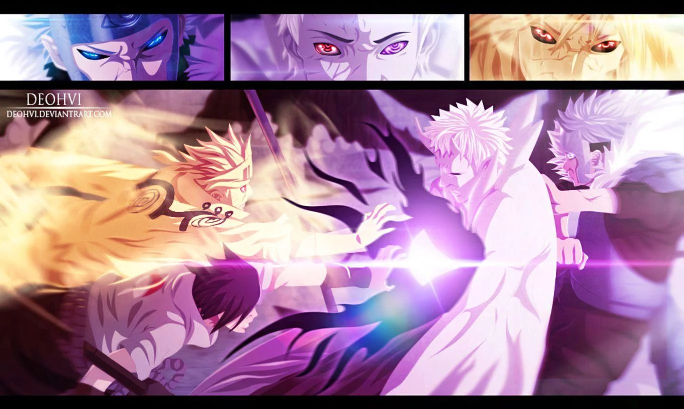 Free Download Naruto Shippuden Minato Vs Tobi Wallpaper Page 886309 (1366 x 817)
