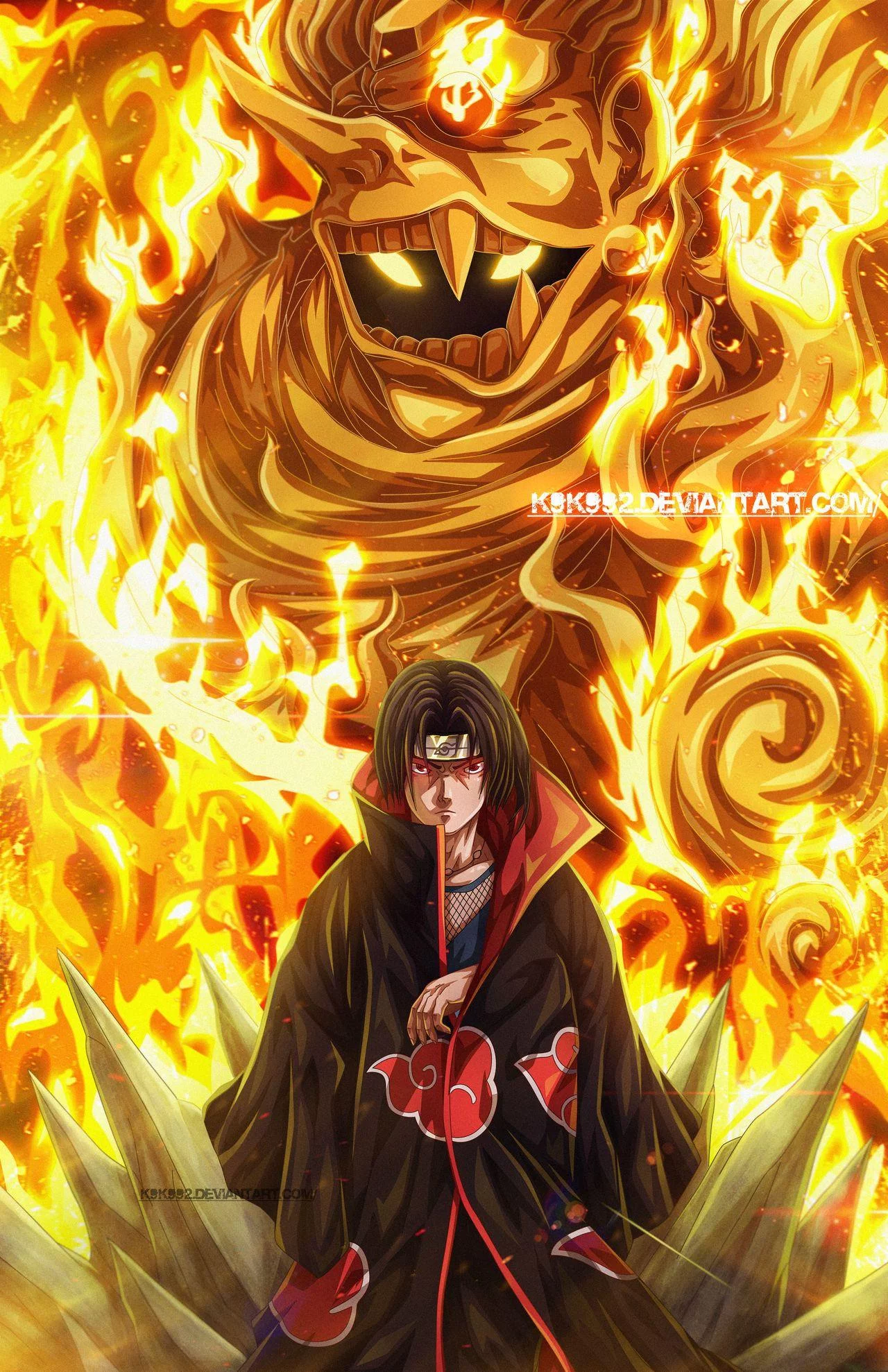 Free Download Naruto Shippuden Itachi Susano Carton Wallpaper Page 897511 (1280 x 1978)