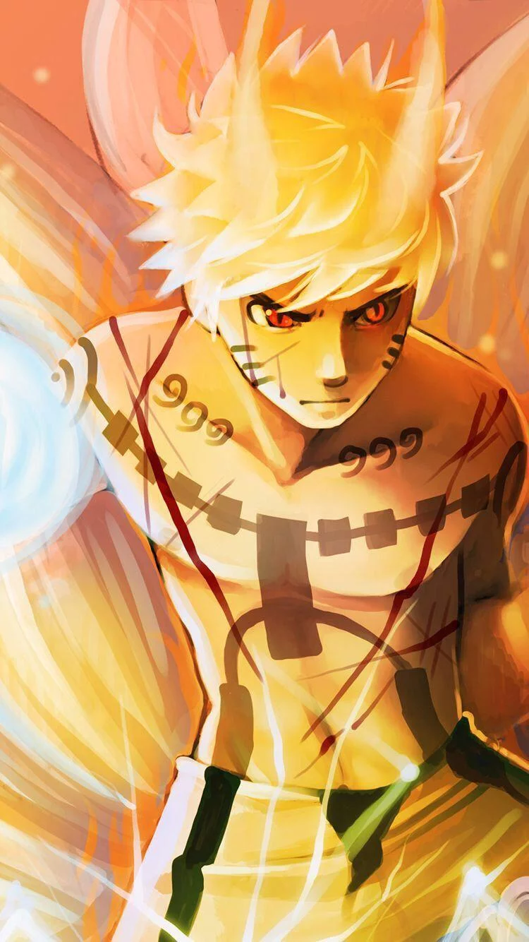 Free Download Naruto Shippuden Nine Tailed Sage Mode Wallpaper Page 913305 (750 x 1334)