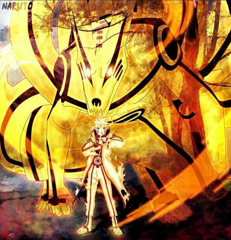 Free Download Naruto Shippuden Nine Tails Mode Wallpaper Page 913381 (789 x 819)