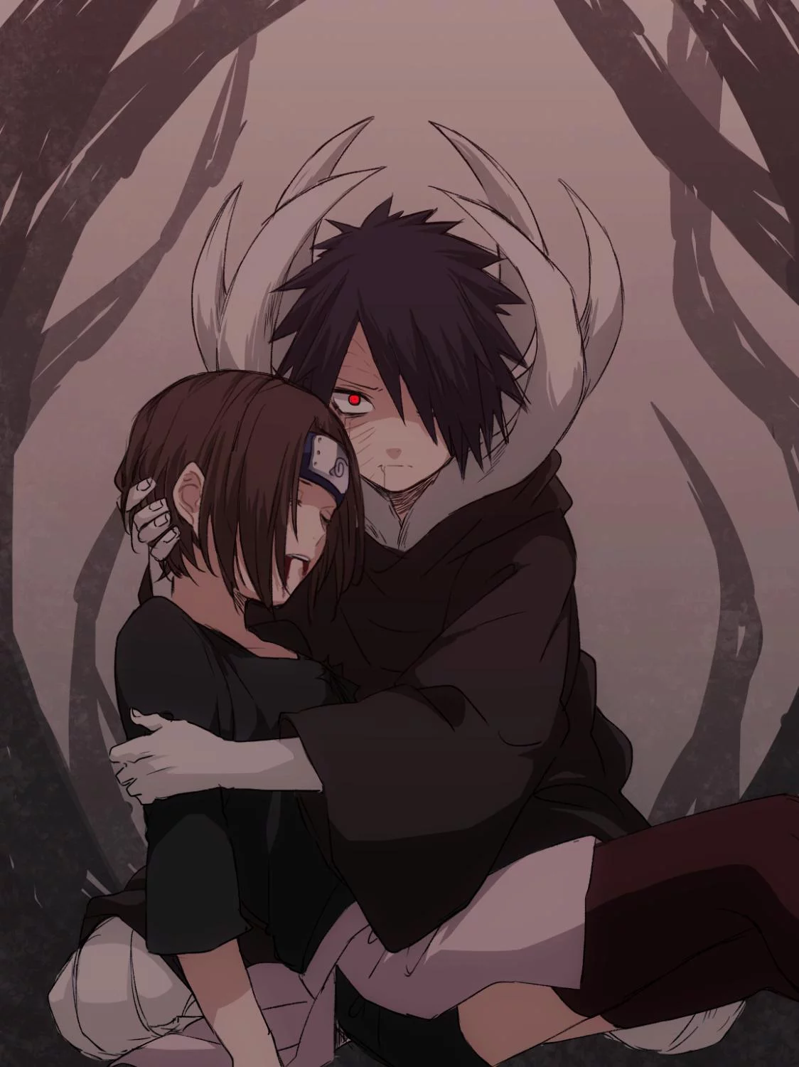 Free Download Naruto Shippuden Obito And Rin Wallpaper Page 913525 (1124 x 1500)