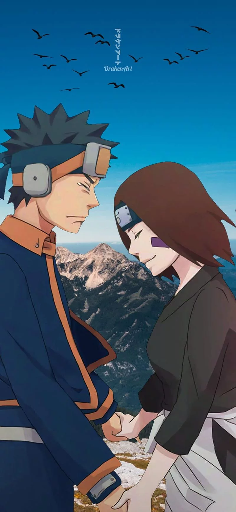 Free Download Naruto Shippuden Obito And Rin Wallpaper Page 913526 (800 x 1733)