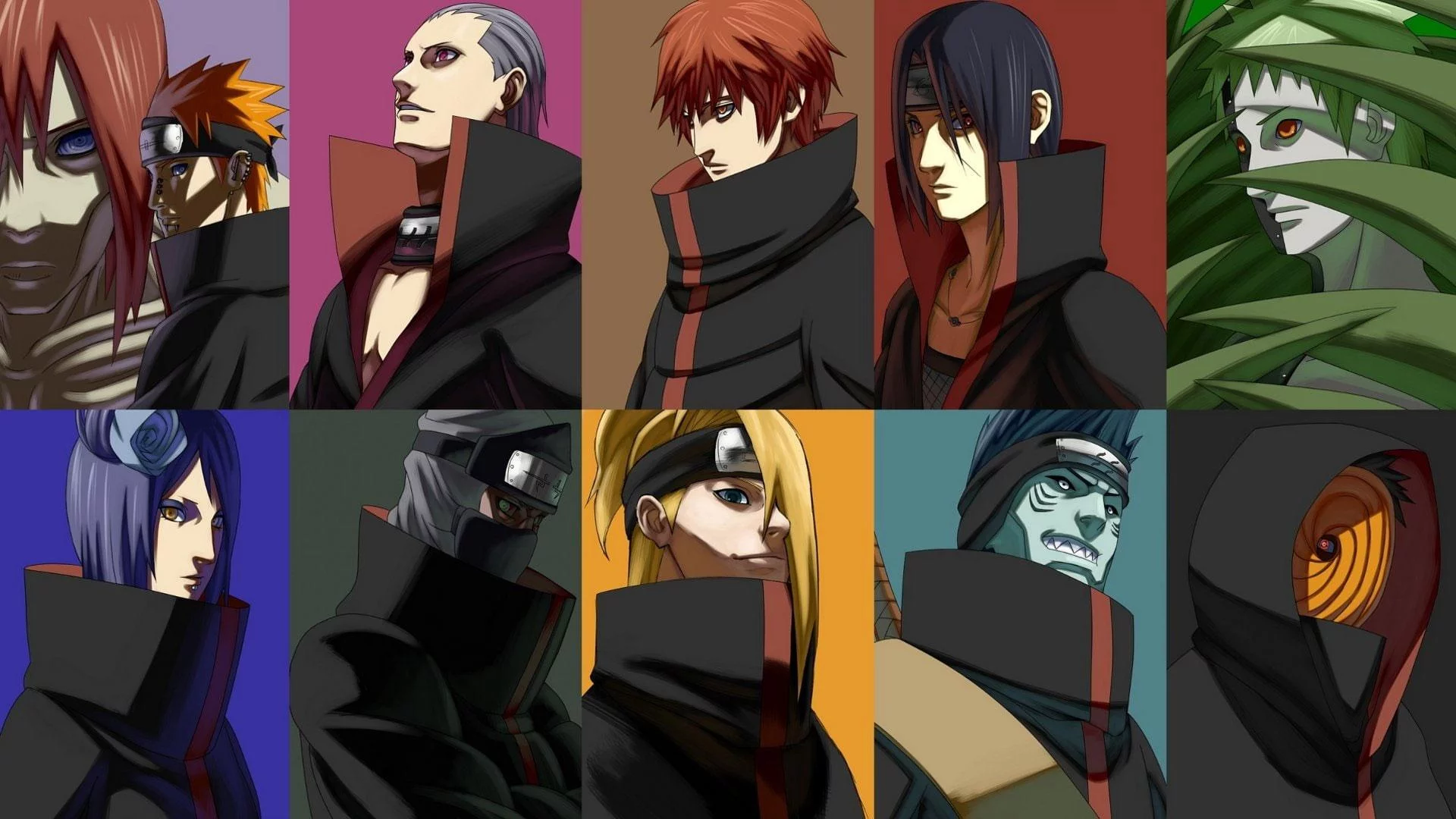 Free Download Naruto Akatsuki Wallpaper 1920x1080 Page 91565 (1920 x 1080)