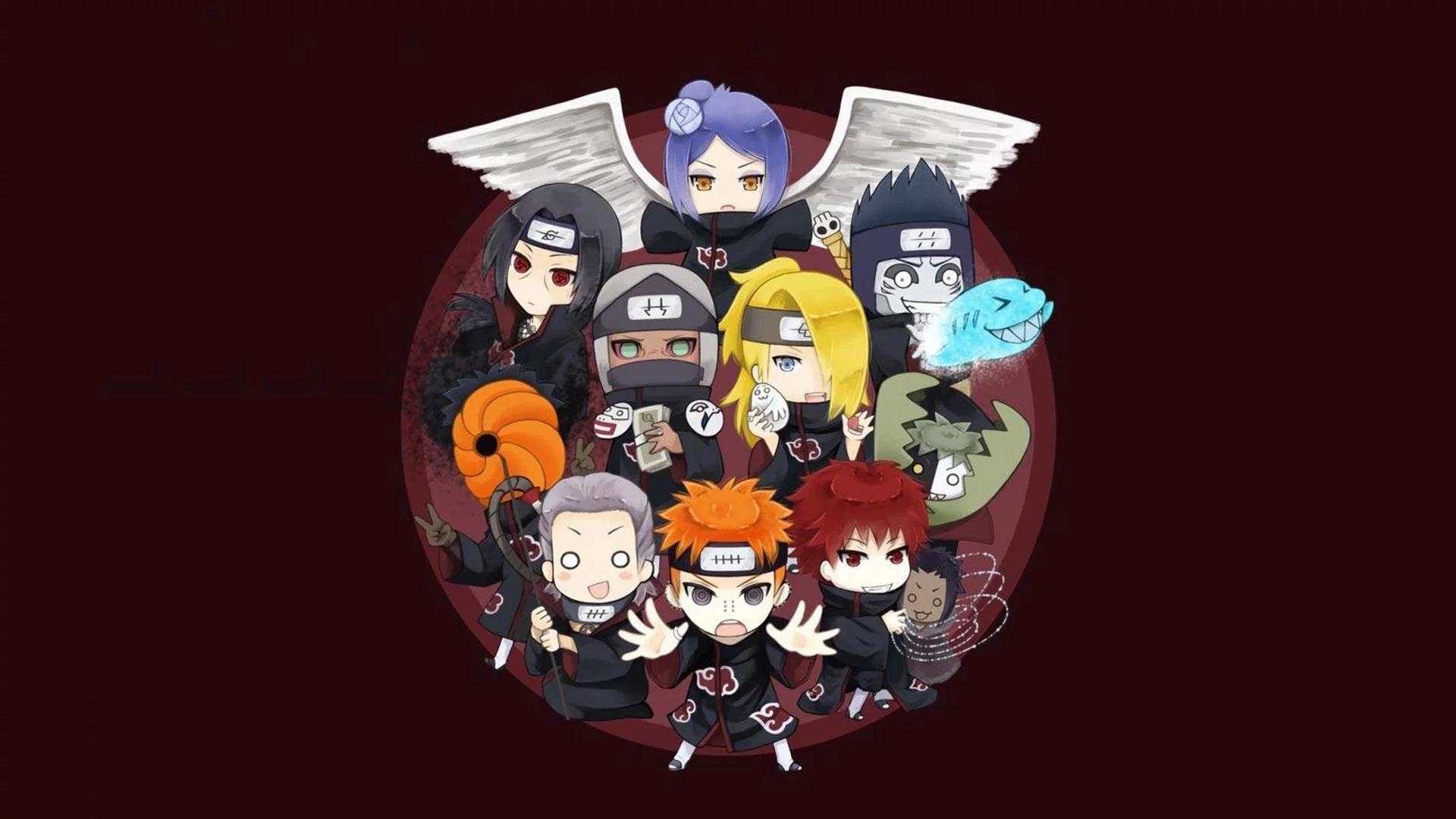 Free Download Naruto Chibi Wallpaper Free Download Page 91611 (1920 x 1080)