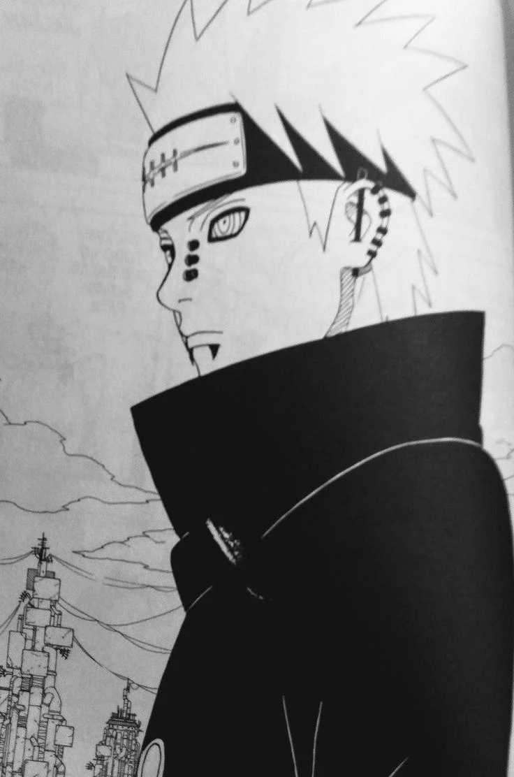 Free Download Naruto Shippuden Pain White Wallpaper Page 919306 (736 x 1112)