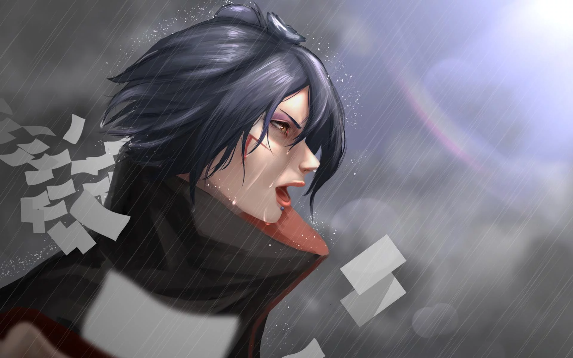 Free Download Naruto Shippuden Rain Wallpaper Page 935106 (1920 x 1200)