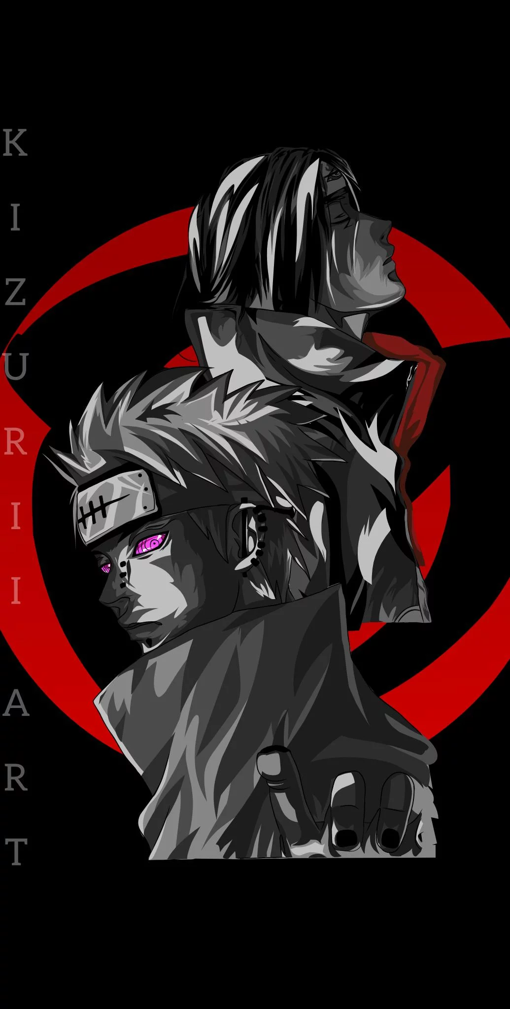 Free Download Badass Naruto Art Wallpaper Akatsuki Page 94681 (1035 x 2048)