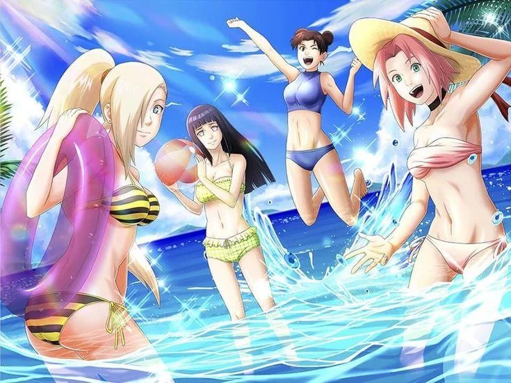 Free Download Naruto Shippuden Sakura And Hinata Swimsuit Wallpaper Page 949516 (735 x 550)