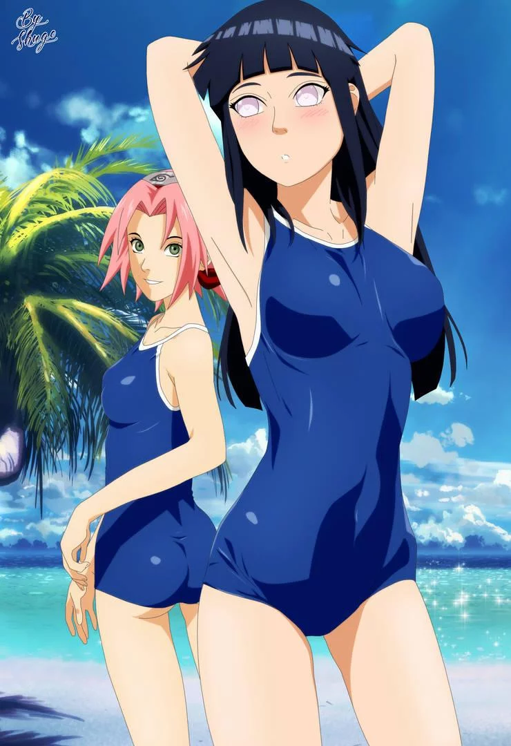 Free Download Naruto Shippuden Sakura And Hinata Swimsuit Wallpaper Page 949557 (740 x 1080)