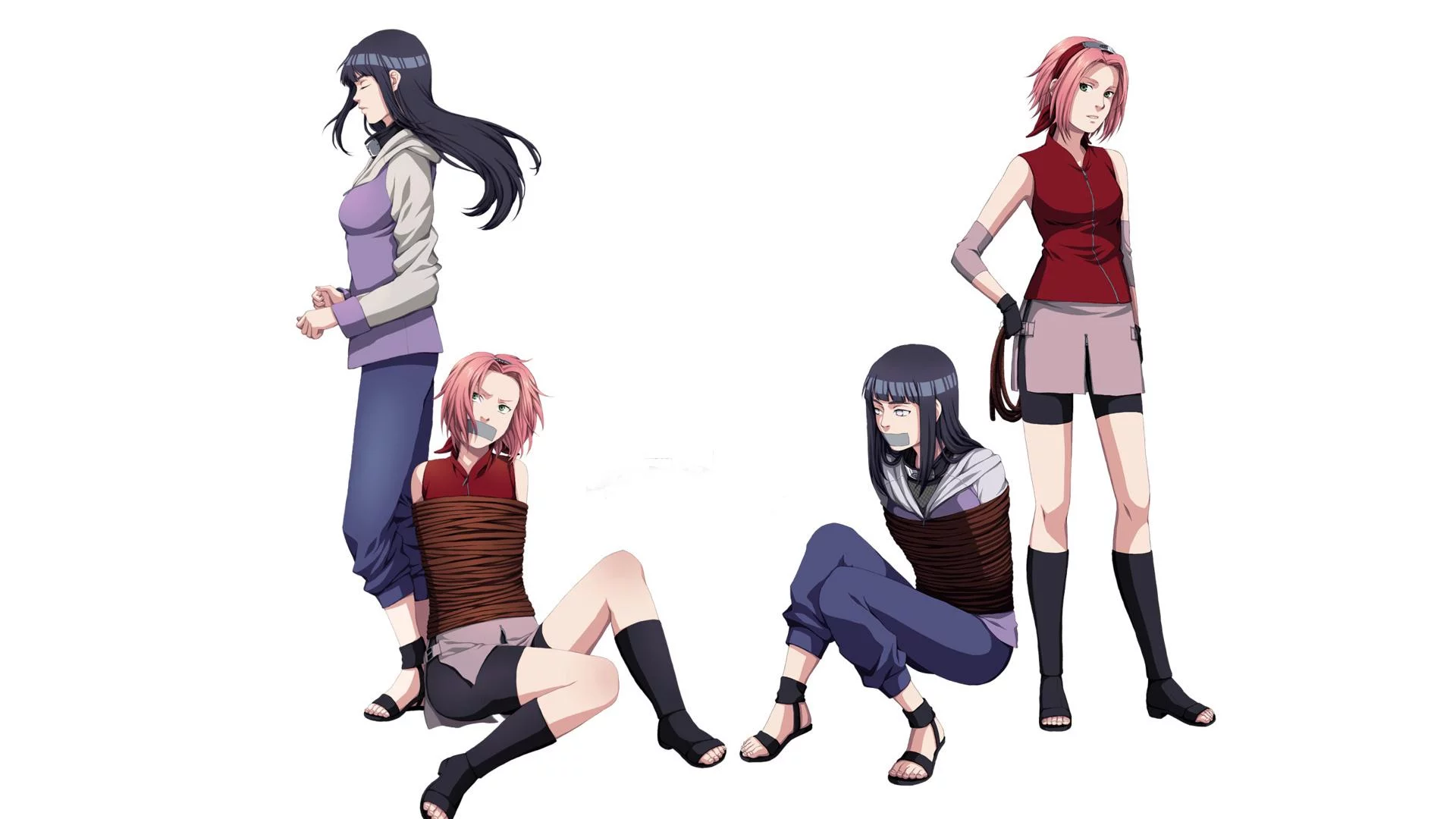 Free Download Naruto Shippuden Sakura And Hinata Swimsuit Wallpaper Page 949581 (1920 x 1080)