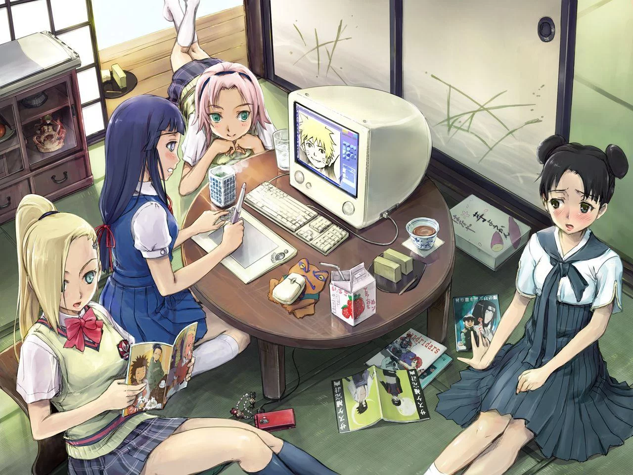 Free Download Naruto Shippuden Sakura And Hinata Wallpaper Page 949606 (1280 x 960)