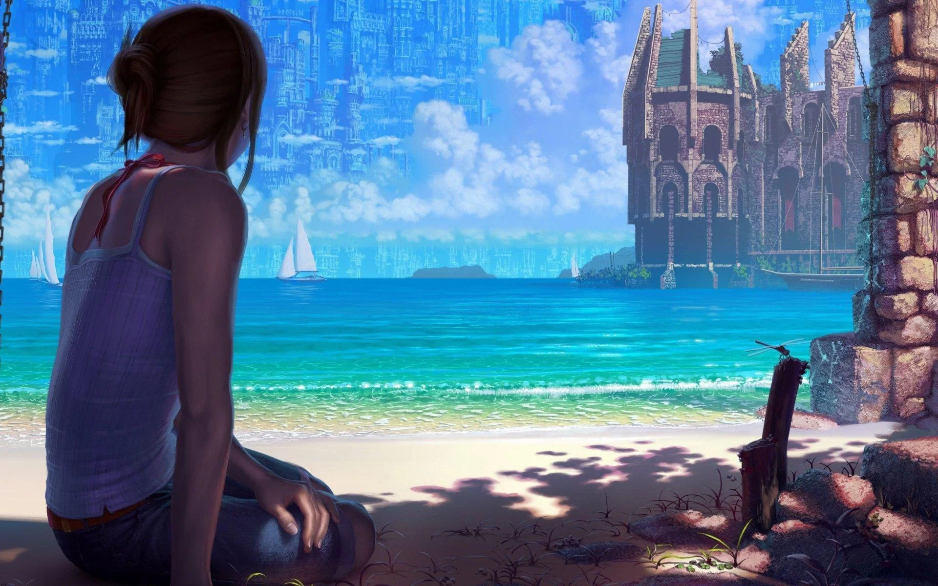 Free Download Beach Anime Wallpaper Naruto Page 95670 (1920 x 1200)