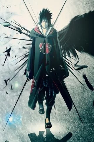 Free Download Naruto Shippuden Sasuke Akatsuki Wallpaper Page 956895 (320 x 480)