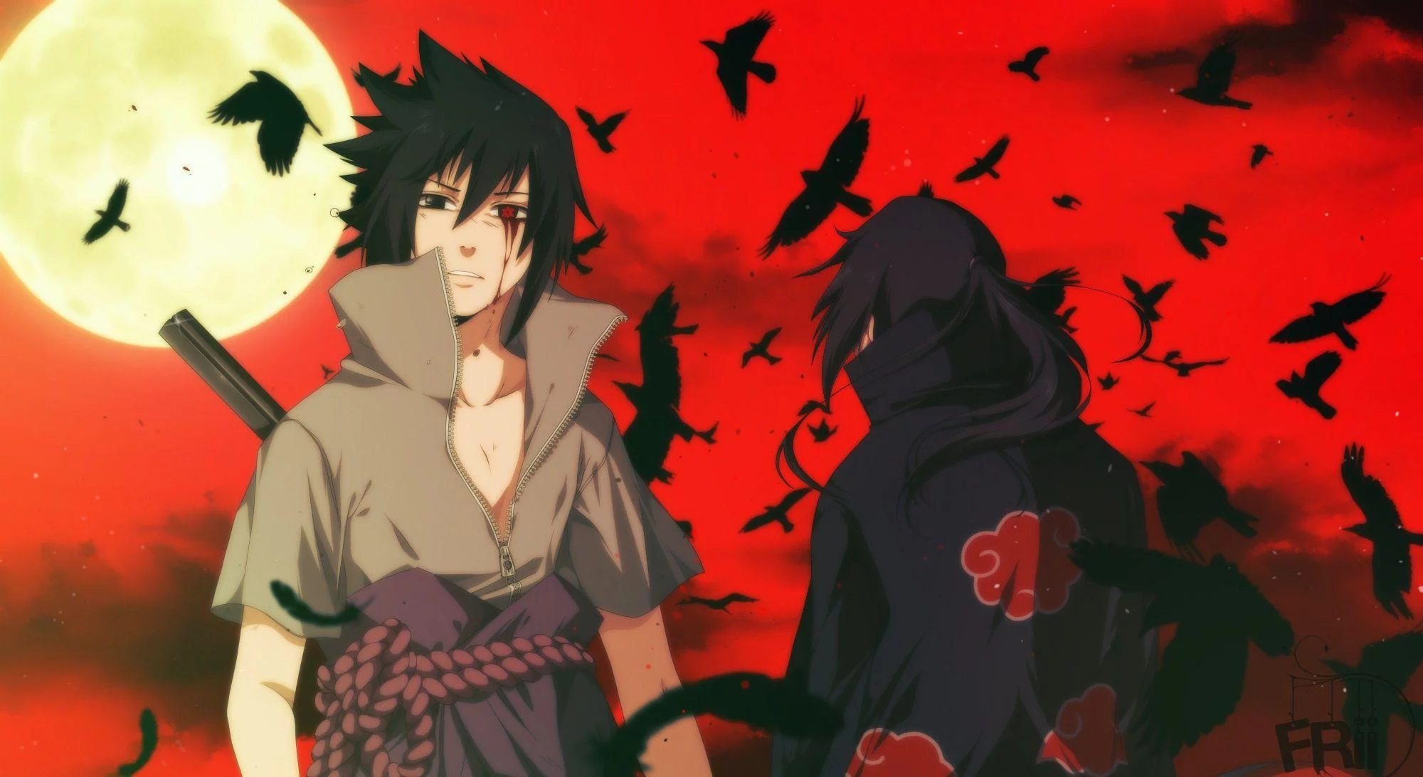 Free Download Naruto Shippuden Sasuke Vs Itachi Wallpaper Page 958258 (2000 x 1092)